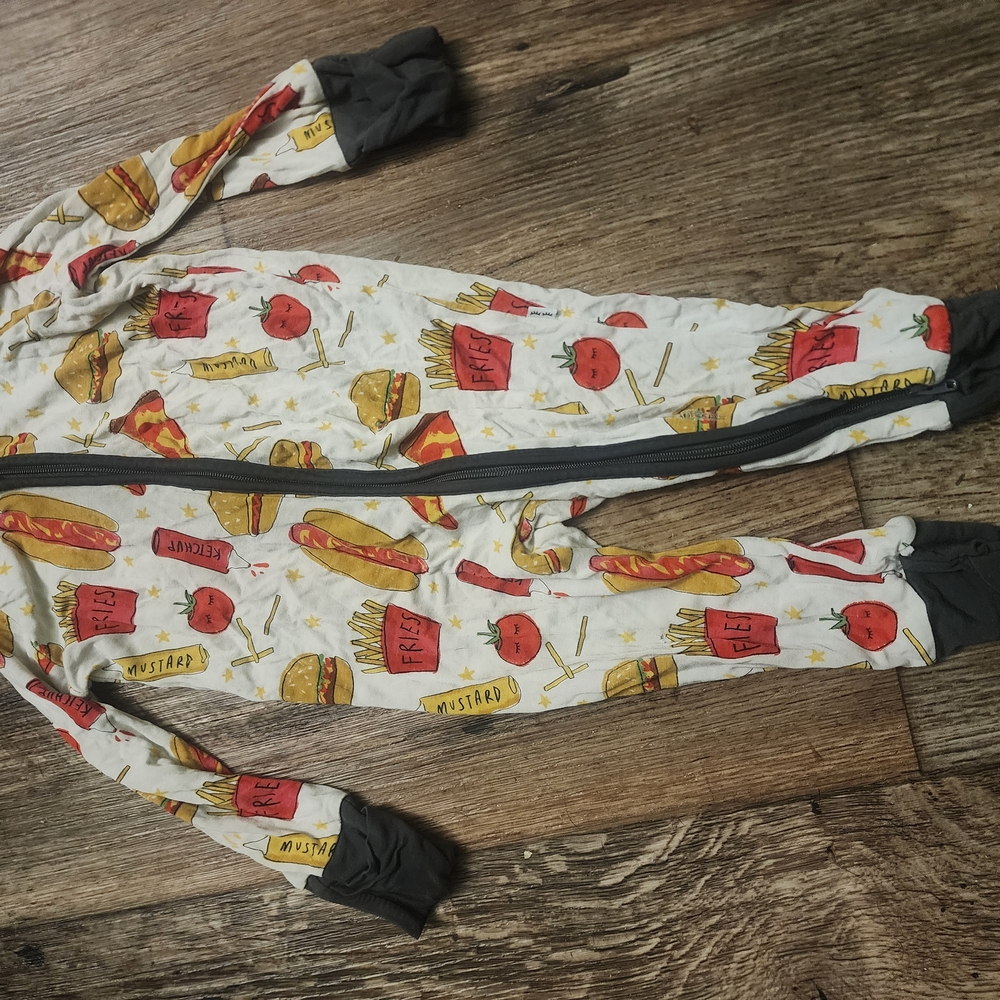 Kids Fast Food Print One Piece